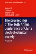 Cover: The proceedings of the 16th Annual Conference of China Electrotechnical Society - Springer
