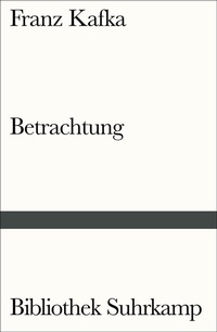 Abbildung von: Betrachtung - Suhrkamp