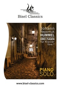Abbildung von: Drei Fugen für Klavier, Opus 7 - BoD - Books on Demand