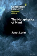 Abbildung von: The Metaphysics of Mind - Cambridge University Press