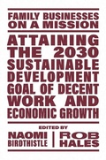 Cover: Attaining the 2030 Sustainable Development Goal of Decent Work and Economic Growth - Emerald Publishing Limited