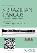 Cover: Clarinet Quartet Score: Three Brazilian Tangos - Glissato Edizioni Musicali