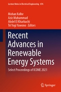 Cover: Recent Advances in Renewable Energy Systems - Springer