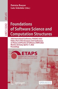 Enlarge image Cover: Foundations of Software Science and Computation Structures - Springer