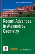 Bild: Recent Advances in Alexandrov Geometry - Birkh&auml;user