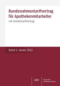 Abbildung von: Bundesrahmentarifvertrag für Apothekenmitarbeiter - Deutscher Apotheker Verlag