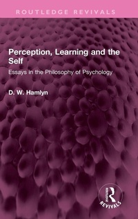 Enlarge image Cover: Perception, Learning and the Self - Routledge