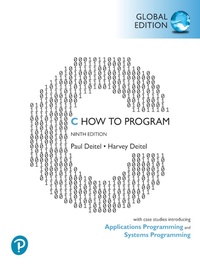 Abbildung von: C How to Program: With Case Studies in Applications and Systems Programming, Global Edition - Pearson Education Limited