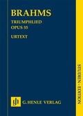 Cover: Johannes Brahms - Triumphlied op. 55 - Henle, G&uuml;nter