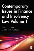Cover: Contemporary Issues in Finance and Insolvency Law Volume 1 - Routledge