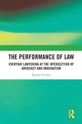 Cover: The Performance of Law - Routledge