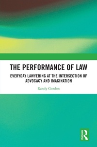 Enlarge image Cover: The Performance of Law - Routledge