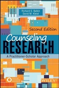 Cover: Counseling Research - Wiley-Spektrum