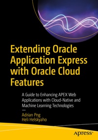 Abbildung von: Extending Oracle Application Express with Oracle Cloud Features - Apress