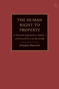 Cover: The Human Right to Property - Hart Publishing