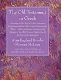 Cover: The Old Testament in Greek, Volume I The Octateuch, Part IV Joshua, Judges and Ruth - Wipf & Stock Publishers