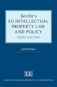 Abbildung von: Seville's EU Intellectual Property Law and Policy - Edward Elgar Publishing