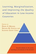 Cover: Learning, Marginalization, and Improving the Quality of Education in Low-income Countries - Open Book Publishers