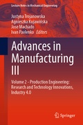 Cover: Advances in Manufacturing III - Springer