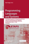 Cover: Programming Languages and Systems - Springer