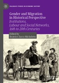 Cover: Gender and Migration in Historical Perspective - Palgrave Macmillan