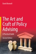 Cover: The Art and Craft of Policy Advising - Springer