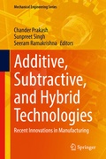 Cover: Additive, Subtractive, and Hybrid Technologies - Springer