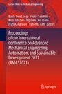 Cover: Proceedings of the International Conference on Advanced Mechanical Engineering, Automation, and Sustainable Development 2021 (AMAS2021) - Springer