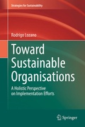 Cover: Toward Sustainable Organisations - Springer