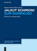 Cover: Jalkut Schimoni zum Hohenlied - De Gruyter