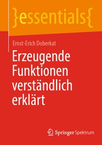 Abbildung von: Erzeugende Funktionen verständlich erklärt - Springer Spektrum