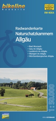 Abbildung von: Radwanderkarte Naturschatzkammern Allgäu RW-NSKA - Esterbauer