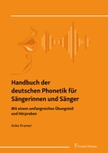 Cover: Handbuch der deutschen Phonetik f&uuml;r S&auml;ngerinnen und S&auml;nger - Frank & Timme