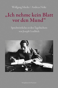 Abbildung von: »Ich nehme kein Blatt vor den Mund« - Königshausen & Neumann