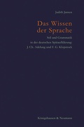 Cover: Das Wissen der Sprache - K&ouml;nigshausen & Neumann