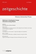 Cover: Diplomacy in Southeastern Europe - V&R unipress