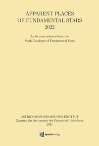 Abbildung von: Apparent Places of Fundamental Stars (APFS) 2022 - dpunkt