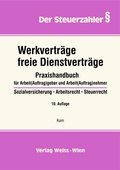 Cover: Werkvertr&auml;ge, freie Dienstvertr&auml;ge, 10. Aufl., 2022 - Weiss-Vlg