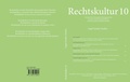 Cover: Rechtskultur 10 - Edition Rechtskultur
