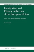 Cover: Immigration and Privacy in the Law of the European Union - Martinus Nijhoff