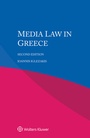 Cover: Media Law in Greece - Kluwer Law International