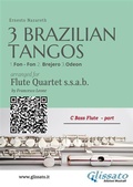 Cover: C Bass Flute: Three Brazilian Tangos for Flute Quartet (ssab) - Glissato Edizioni Musicali