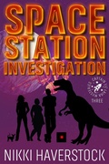 Cover: Space Station Investigation (Captain Liz Laika Mysteries, #3) - Captain Liz Laika Mysteries