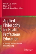Cover: Applied Philosophy for Health Professions Education - Springer