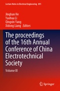Cover: The proceedings of the 16th Annual Conference of China Electrotechnical Society - Springer