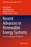 Cover: Recent Advances in Renewable Energy Systems - Springer