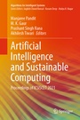 Cover: Artificial Intelligence and Sustainable Computing - Springer