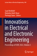 Cover: Innovations in Electrical and Electronic Engineering - Springer