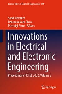 Enlarge image Cover: Innovations in Electrical and Electronic Engineering - Springer