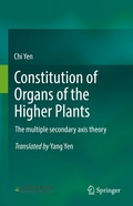 Cover: Constitution of Organs of the Higher Plants - Springer